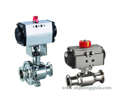 Q681F不銹鋼衛(wèi)生級(jí)氣動(dòng)兩片式球閥